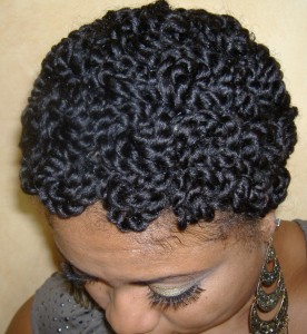 Twist-and-pin-curl